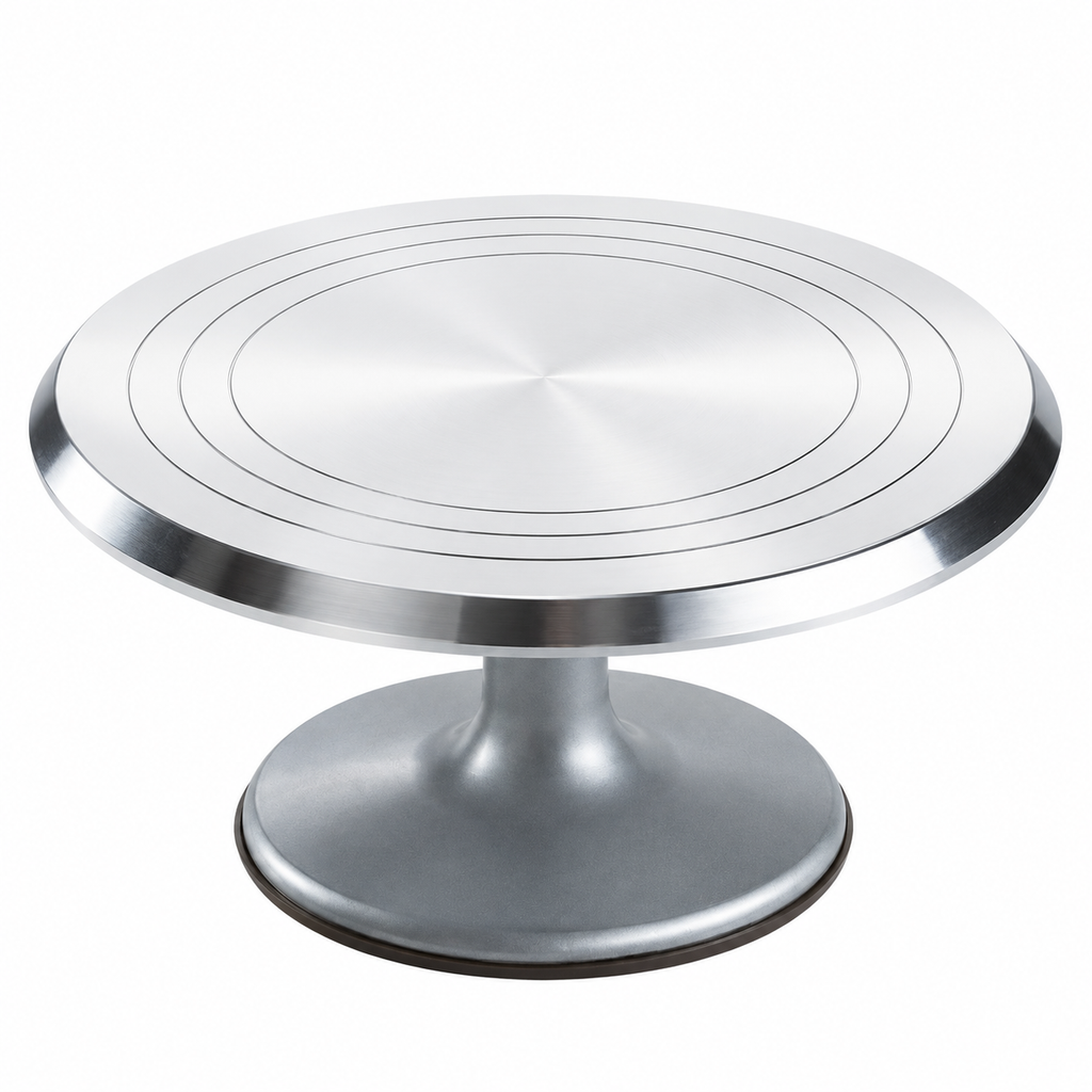 🎂 Professional Cake Turntable | Stainless Steel | Decorating & Icing Essential
