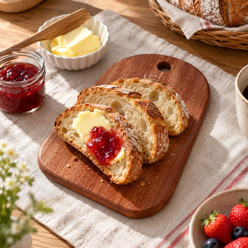 🍞 Bread Cutting Board | Natural Wood | Slicing & Serving Board