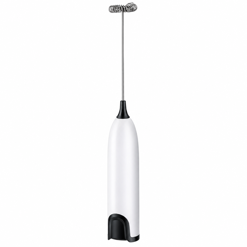 🥛 Cordless Handheld Milk Frother | Stainless Steel Whisk | Coffee, Cream & Baking Mixer