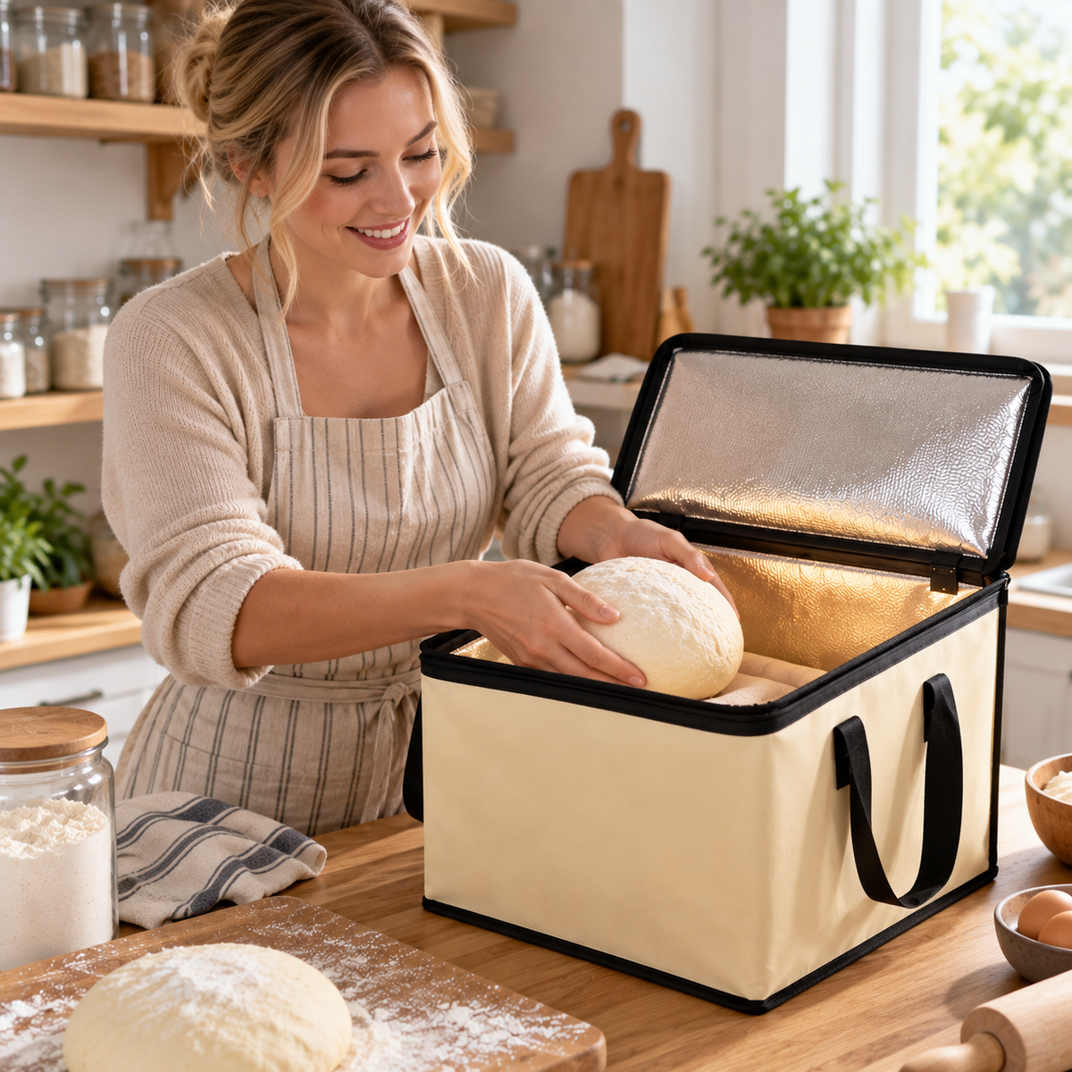 🍞 Temperature-Controlled Proofing Box | Insulated Dough Fermentation Chamber | Bread & Sourdough Essential