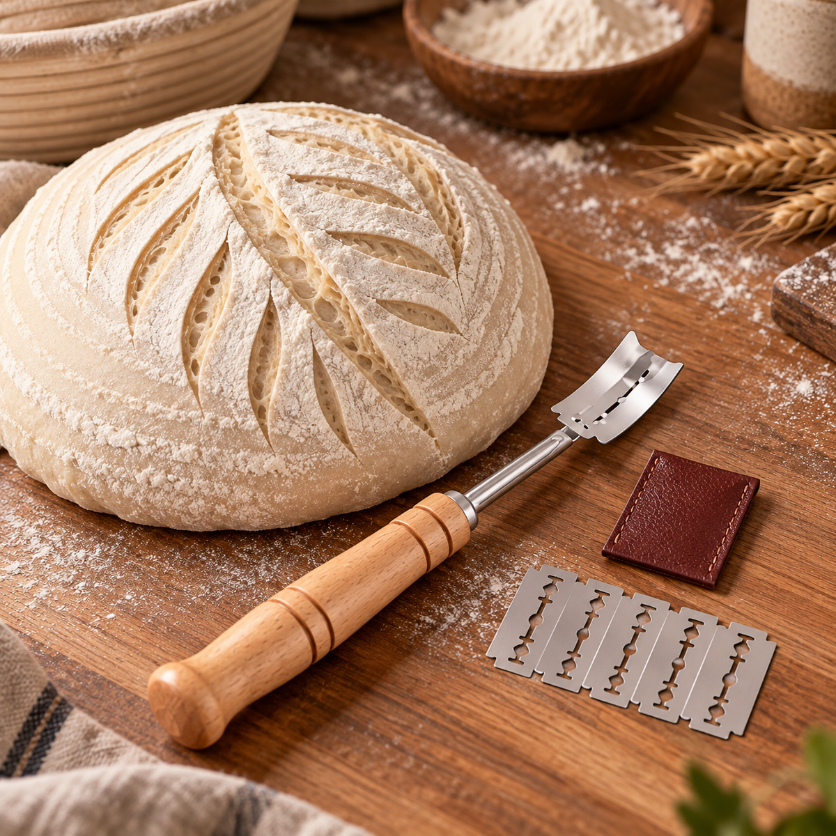 🥖 Bread Lame Set | Stainless Steel Scoring Blades | Sourdough & Artisan Bread Tool