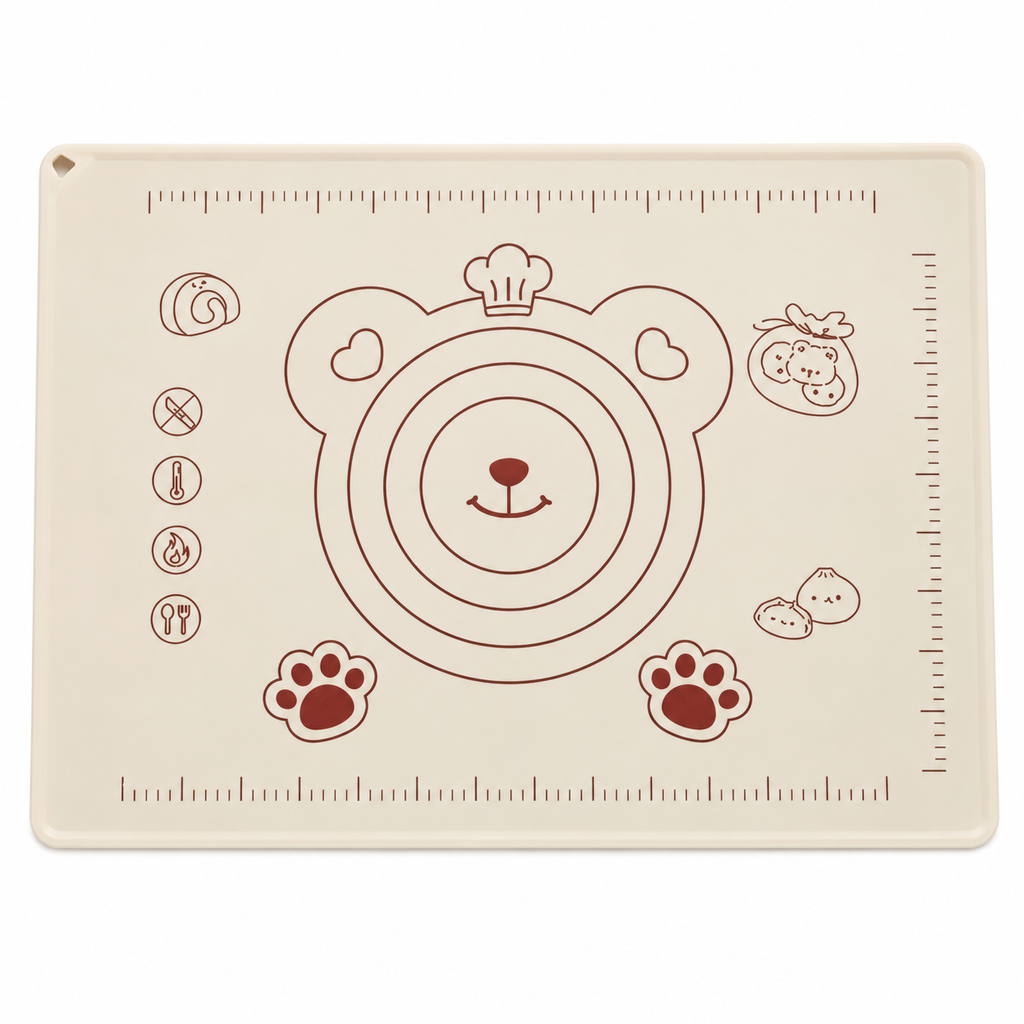 🍞 Silicone Pastry Mat | Non-Slip Dough Rolling Surface | Bread & Baking Prep Essential