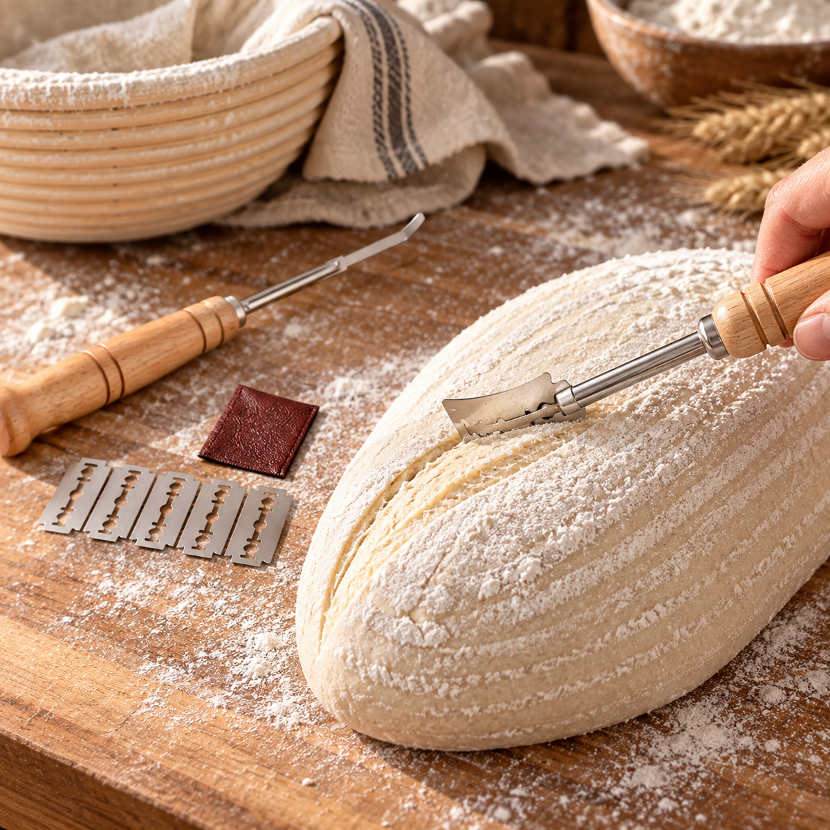 🥖 Bread Lame Set | Stainless Steel Scoring Blades | Sourdough & Artisan Bread Tool