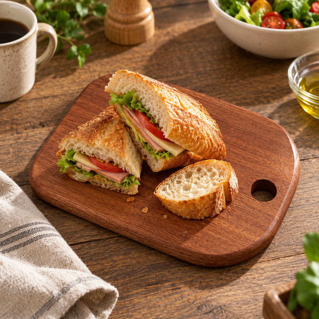 🍞 Bread Cutting Board | Natural Wood | Slicing & Serving Board