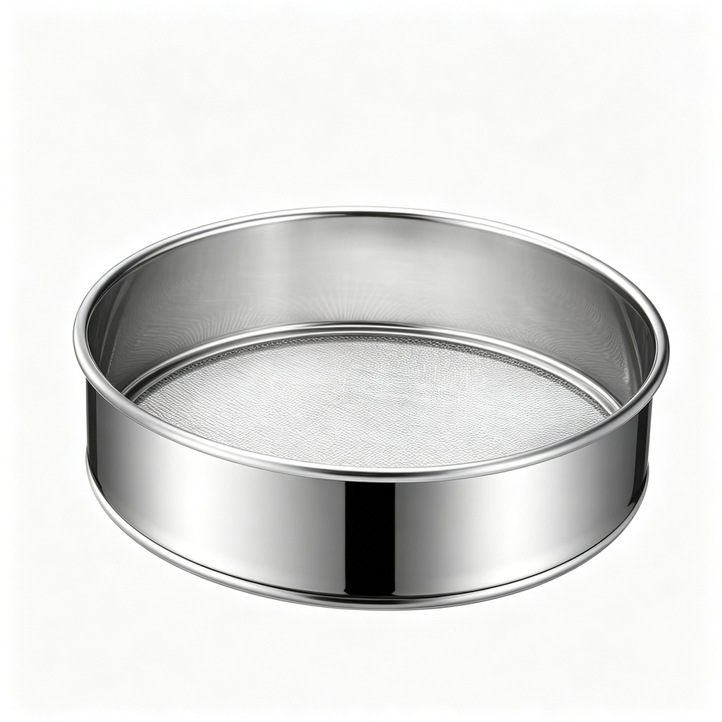 🌾 Stainless Steel Flour Sifter | Fine Mesh Baking Sieve | Smooth Flour & Powdered Sugar Essential