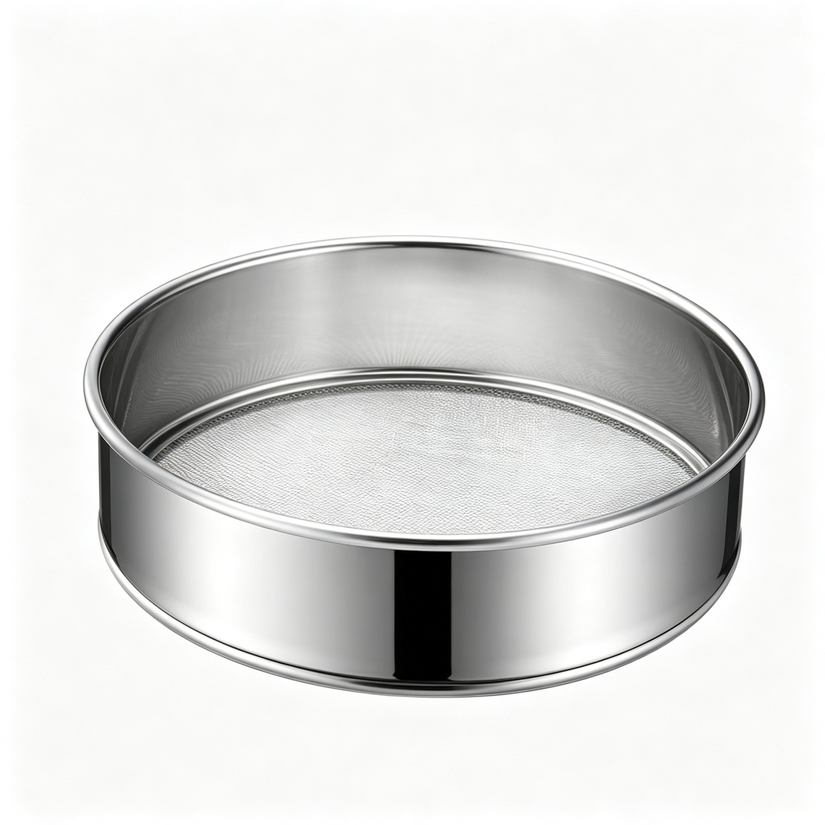 🌾 Stainless Steel Flour Sifter | Fine Mesh Baking Sieve | Smooth Flour & Powdered Sugar Essential