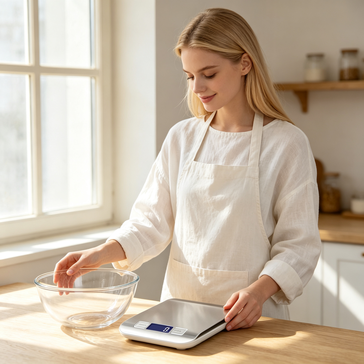 ⚖️ Digital Kitchen Scale | Stainless Steel Weighing Platform | Precision Baking Essential