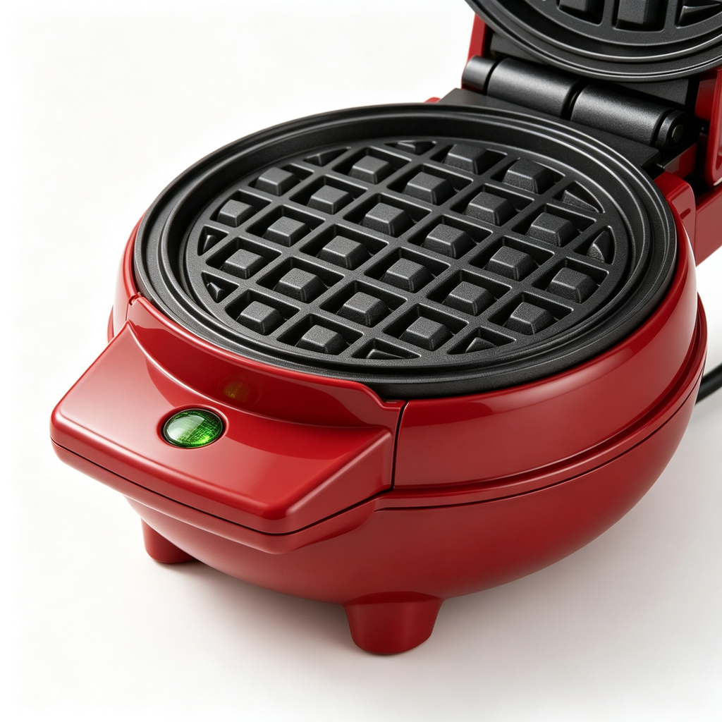 🧇 Mini Waffle Maker | Nonstick Cooking Plates | Quick Breakfast & Dessert Maker