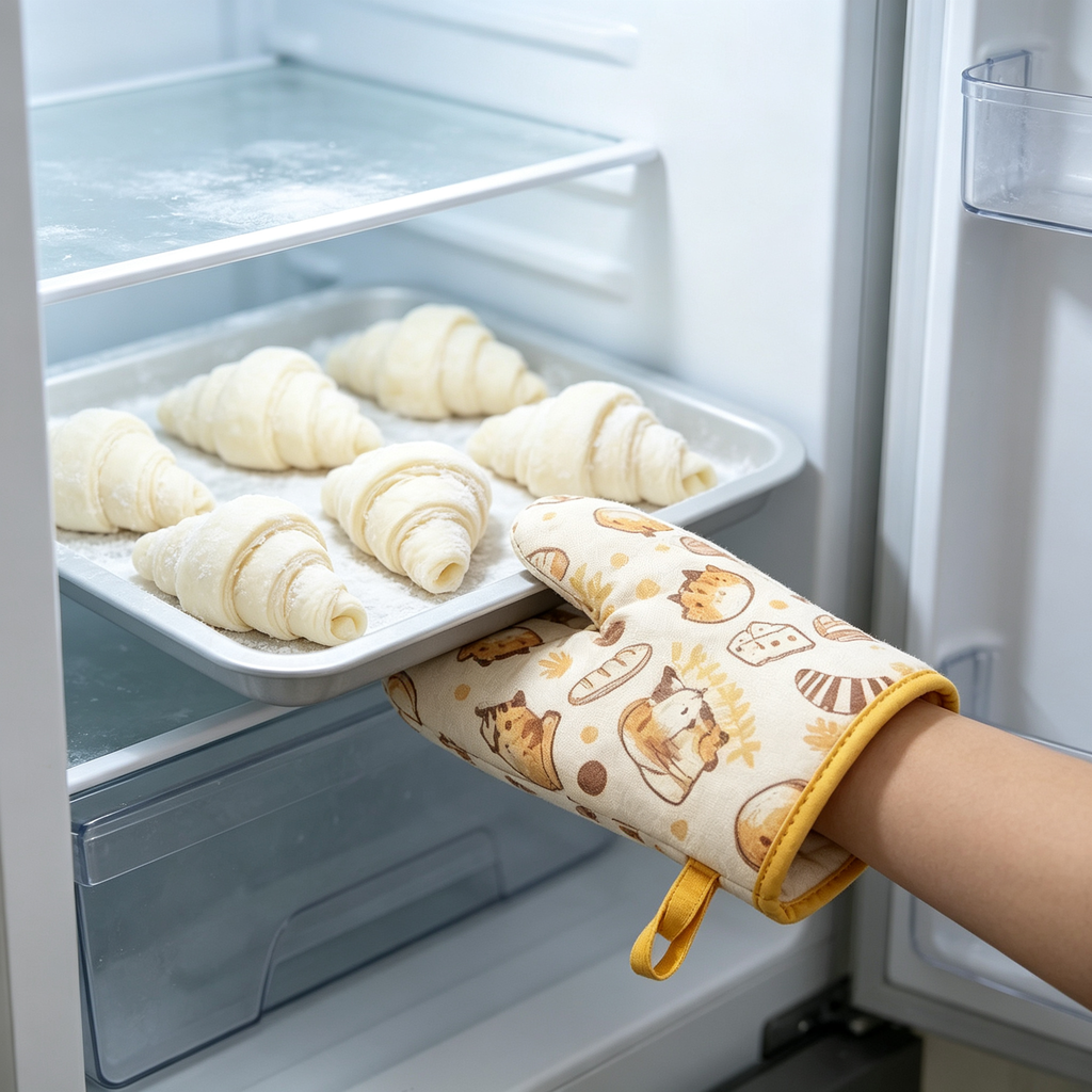 🧤 Heat-Resistant Oven Mitts | Soft Insulated Fabric | Baking & Kitchen Protection